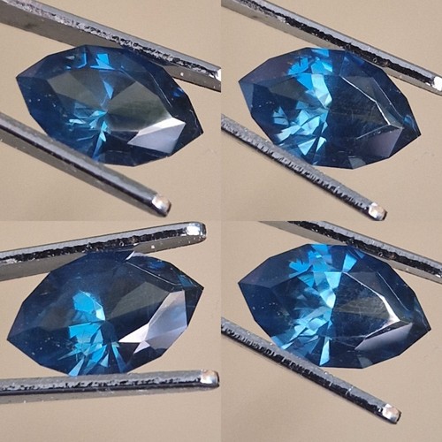 Unbeheizter blauer saphir - unbeheizter,